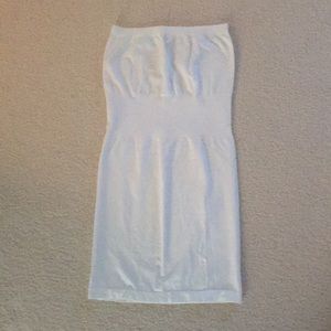 Long white tube - undergarment/ cami